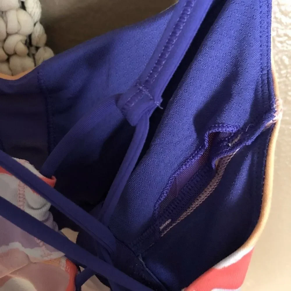 Lululemon Dancing Warrior Bleacher Stripe Top